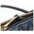 Borsa Tote Miu Miu in Denim e Pelle Biker - vista 12