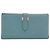 Béarn Hermès Hermes Bearn Langbeutel aus blauem Leder