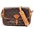 Borsa a tracolla in pelle Louis Vuitton Monogram Sologne