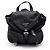 Prada Tessuto Nylon Triangle Logo Leather Backpack