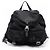 Prada Tessuto Nylon Triangle Logo Leather Backpack