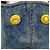 Borsa a tracolla Prada Canapa Denim Blue con logo triangolare - vista 11