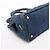 Borsa a tracolla Prada Canapa Denim Blue con logo triangolare - vista 5