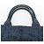 Borsa a tracolla Prada Canapa Denim Blue con logo triangolare - vista 7