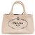 Borsa Tote Prada Canapa con logo triangolare