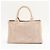 Borsa Tote Prada Canapa con logo triangolare - vista 2