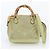 Borsa a tracolla 2-Way Gucci Old Bamboo in pelle - vista 4