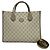 Gucci GG Supreme Logo Leder 2-Way Tasche