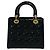 Borsa a tracolla Christian Dior Lady in pelle vernita - vista 2