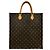 Louis Vuitton Sac Plat Monogram Leather Handbag - vista 2