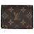 Tarjetero Louis Vuitton Monogram Brown