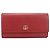 Cartera bi-fold Gucci de piel roja