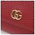 Cartera bi-fold Gucci de piel roja - vista 6