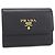 Portafoglio Prada Tri-fold 1MH025 in Black