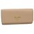 Cartera larga Prada de piel de becerro beige