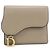 Cartera tri-fold Christian Dior en Beige