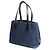 Borsa Tote Prada in denim blu - vista 2