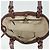 Borsa Tote Gucci in tela e pelle beige e marrone - vista 8
