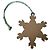 Charm Hermès Petit H Fiocco di Neve Marrone Pelle e Seta - vista 2