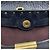 Borsa a mano Coach in pelle blu navy - vista 5