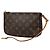 Louis Vuitton Pochette Accessoires Pouch in Monogram Brown