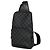 Borsa Avenue Sling Louis Vuitton - Black Damier Graphite