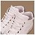Chanel Sneakers mid-top in pelle bianca - vista 9
