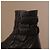 Chanel Botas High-Top em Couro Acolchoado Preto com Dupla Fivela - vista 12