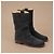 Chanel Sport Collection Botas de gamuza azul oscuro - vista 3