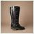 Chanel gesteppte Lederstiefel mit Multi CC-Verschlüssen - Ansicht 3