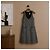 Vestido sin mangas de tweed Chanel blanco y negro - vista 2