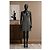 Vestido sin mangas de tweed Chanel blanco y negro - vista 5