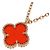 Collana Van Cleef & Arpels in oro rosa 18K e corniola - vista 2