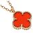 Collana Van Cleef & Arpels in oro rosa 18K e corniola - vista 3