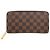 Louis Vuitton Zippy Wallet aus Damier Canvas