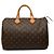 Louis Vuitton Brown Monogram Speedy 35
