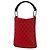 Borsa a secchiello Gucci Red GG Canvas con manico superiore - vista 2