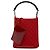 Borsa a secchiello Gucci Red GG Canvas con manico superiore - vista 7
