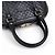 Borsa Gucci Microguccissima 2WAY Shima Leather Black - vista 6