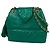 Borsa a tracolla Chanel in pelle verde