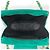Borsa a tracolla Chanel in pelle verde - vista 10