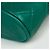 Borsa a tracolla Chanel in pelle verde - vista 3