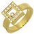 Chopard Happy Diamonds Square 1 Ring in Gelbgold