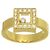 Chopard Happy Diamonds Square 1 Ring in Gelbgold - Ansicht 2