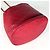 Borsa a tracolla Chanel in pelle matelassé rossa - vista 2