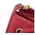 Borsa a tracolla Chanel in pelle matelassé rossa - vista 6