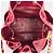 Borsa a tracolla Chanel in pelle matelassé rossa - vista 9