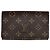 Portefeuille bi-fold Louis Vuitton Monogram Brown