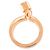 Anello Lockit Louis Vuitton in oro rosa 18K - vista 5