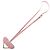 Collana con pendente Prada in pelle Saffiano rosa